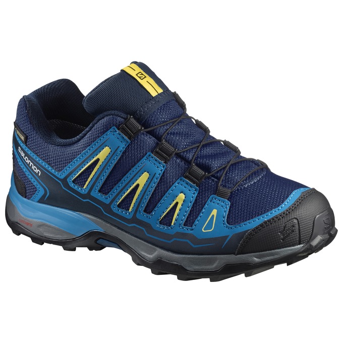 Salomon Singapore Kids Hiking Shoes - X-ULTRA GTX® J Navy/Black | 85042-FXGA